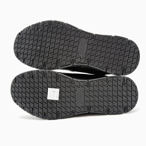 NEW Skechers Men's Slip Resistant Memory Foam Lace Up Work Shoes 77156 Black - Picture 5 of 12